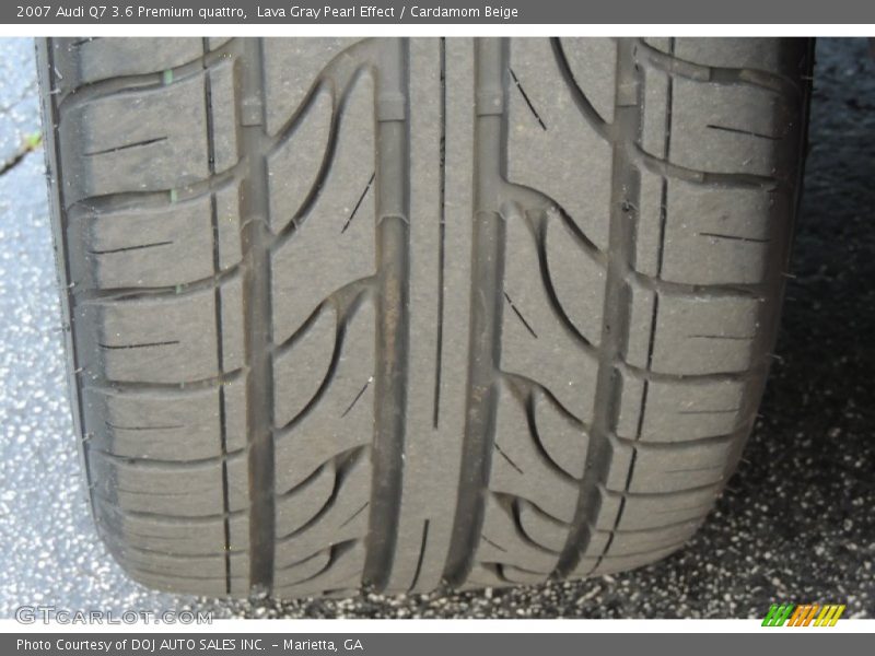 Lava Gray Pearl Effect / Cardamom Beige 2007 Audi Q7 3.6 Premium quattro