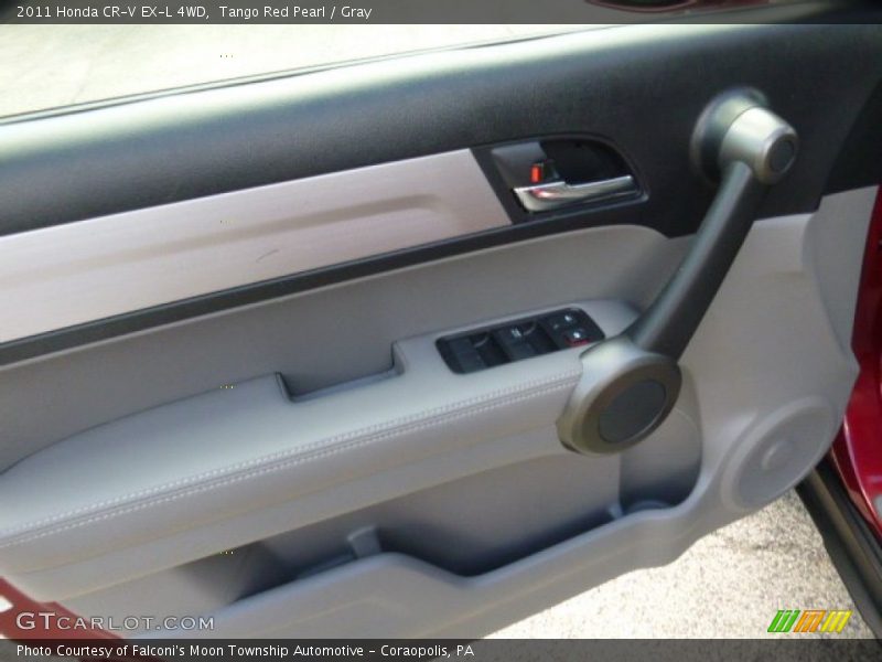 Tango Red Pearl / Gray 2011 Honda CR-V EX-L 4WD