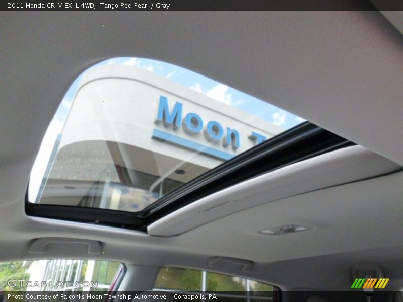 Tango Red Pearl / Gray 2011 Honda CR-V EX-L 4WD