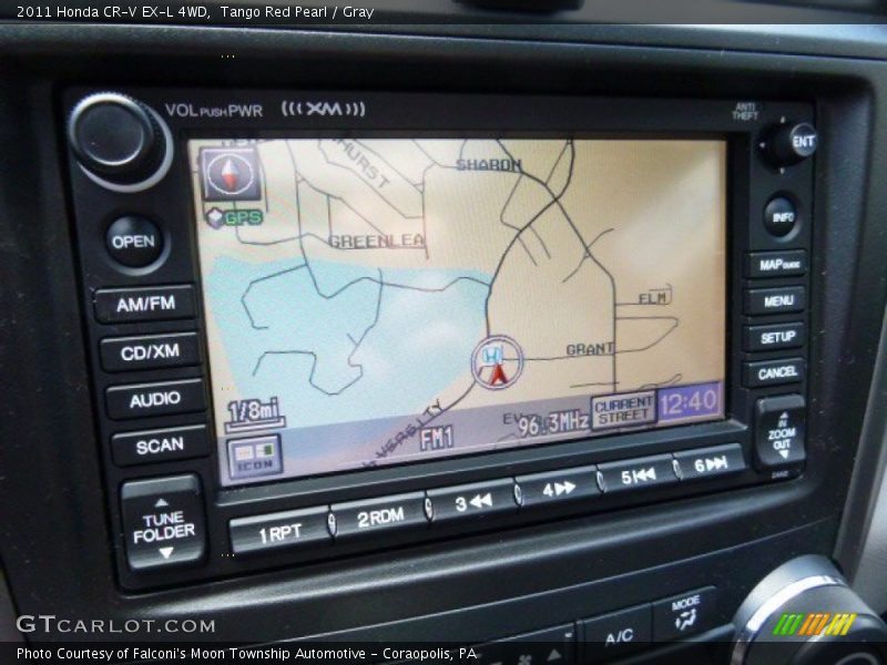 Tango Red Pearl / Gray 2011 Honda CR-V EX-L 4WD