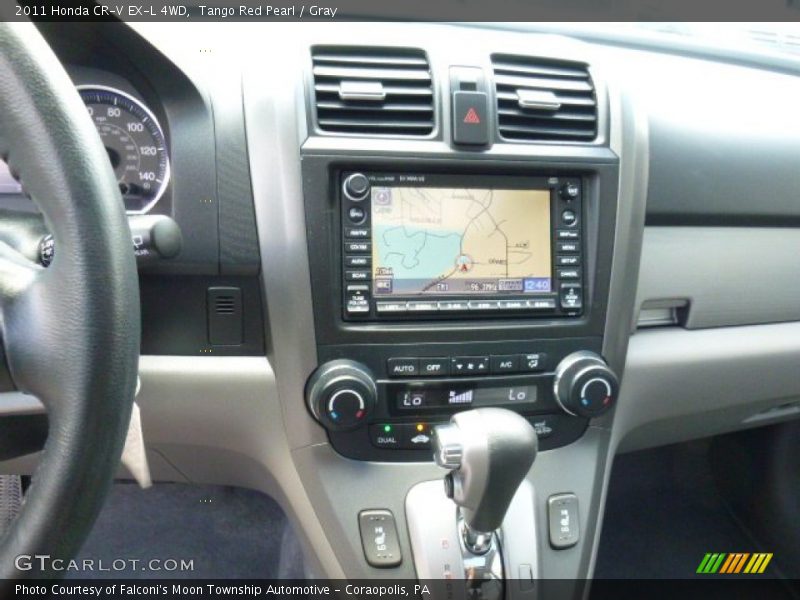 Tango Red Pearl / Gray 2011 Honda CR-V EX-L 4WD