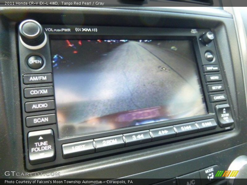 Tango Red Pearl / Gray 2011 Honda CR-V EX-L 4WD