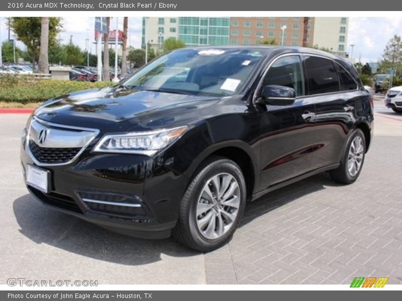 Crystal Black Pearl / Ebony 2016 Acura MDX Technology