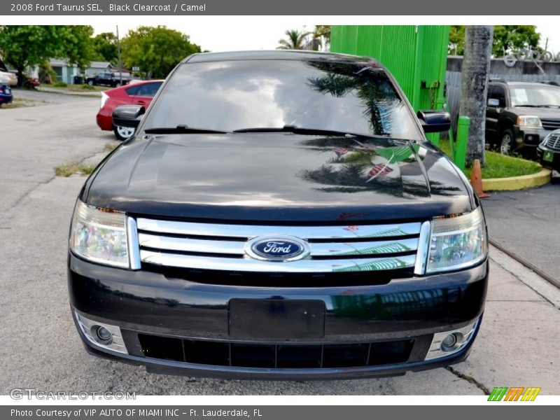 Black Clearcoat / Camel 2008 Ford Taurus SEL