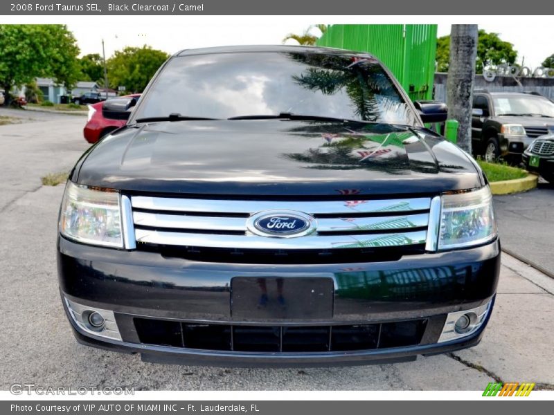 Black Clearcoat / Camel 2008 Ford Taurus SEL