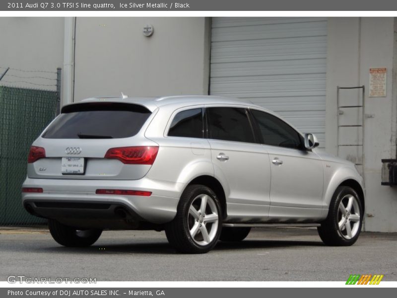 Ice Silver Metallic / Black 2011 Audi Q7 3.0 TFSI S line quattro