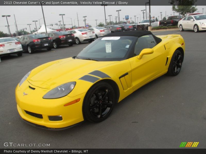 Front 3/4 View of 2013 Corvette Grand Sport Convertible