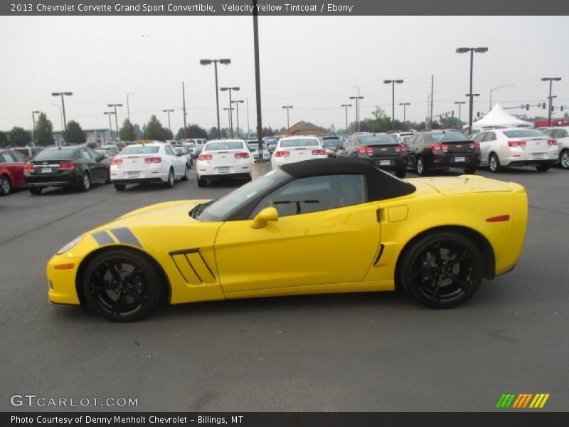  2013 Corvette Grand Sport Convertible Velocity Yellow Tintcoat