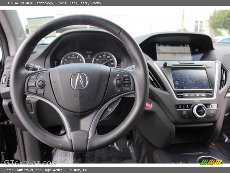 Crystal Black Pearl / Ebony 2016 Acura MDX Technology