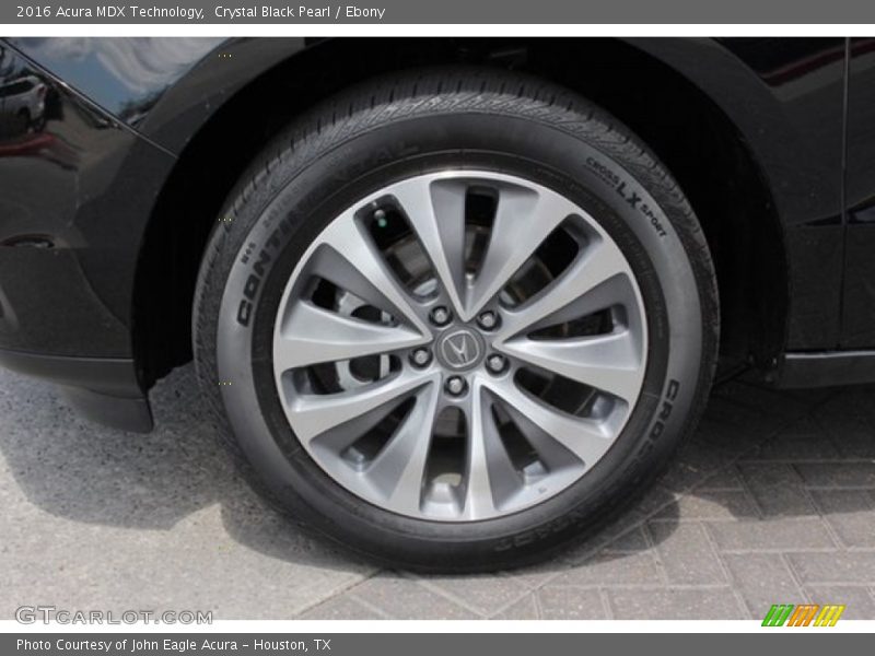 Crystal Black Pearl / Ebony 2016 Acura MDX Technology