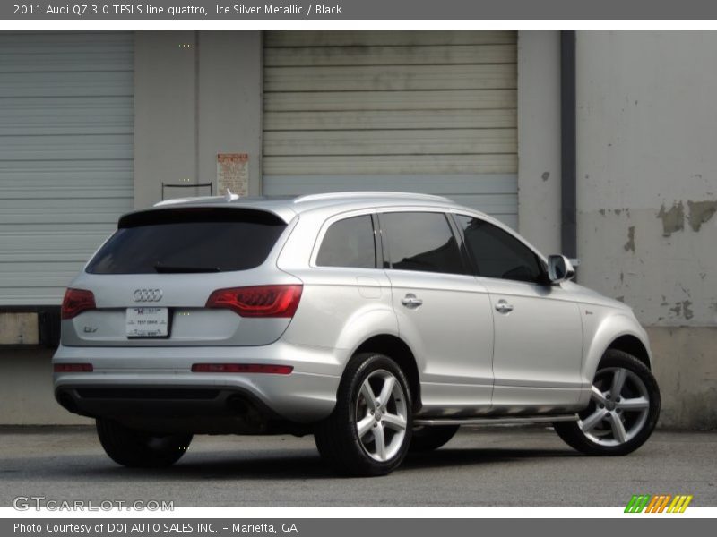 Ice Silver Metallic / Black 2011 Audi Q7 3.0 TFSI S line quattro