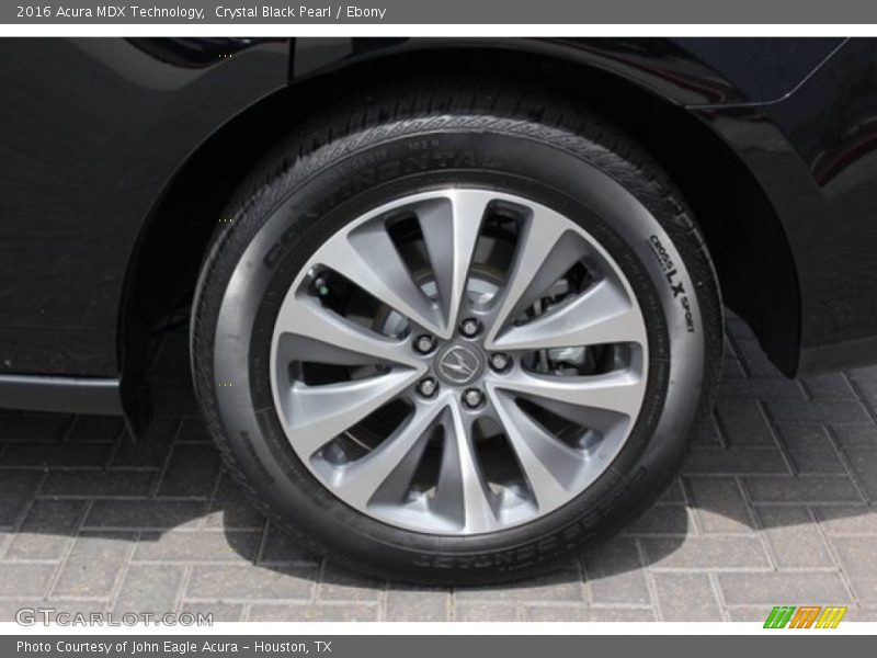 Crystal Black Pearl / Ebony 2016 Acura MDX Technology