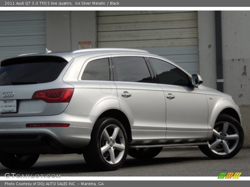 Ice Silver Metallic / Black 2011 Audi Q7 3.0 TFSI S line quattro