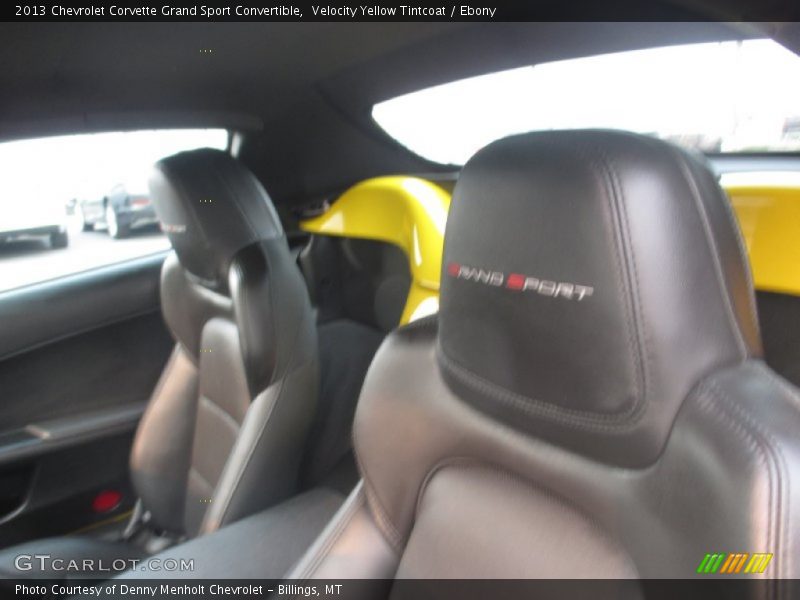 Velocity Yellow Tintcoat / Ebony 2013 Chevrolet Corvette Grand Sport Convertible