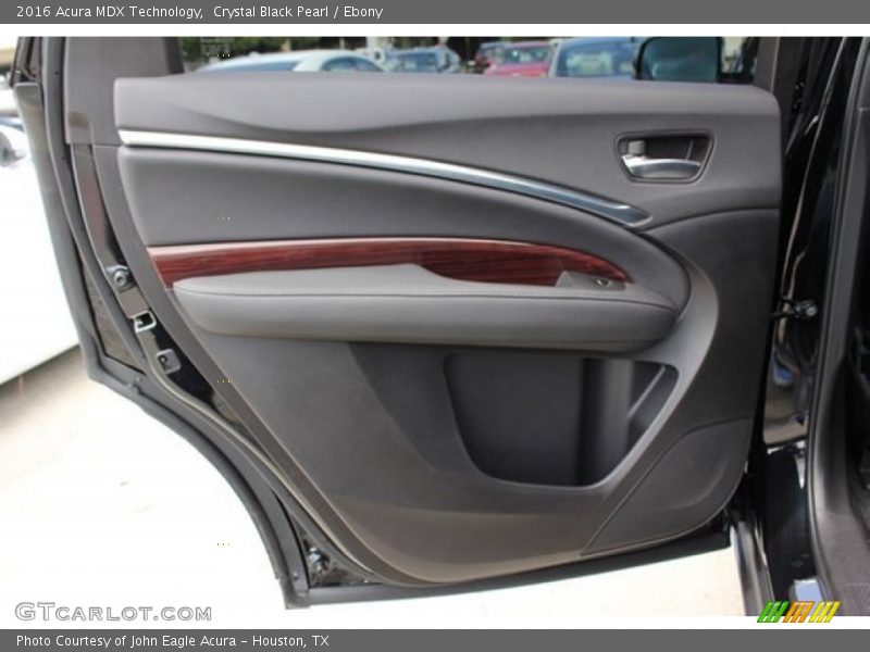 Crystal Black Pearl / Ebony 2016 Acura MDX Technology