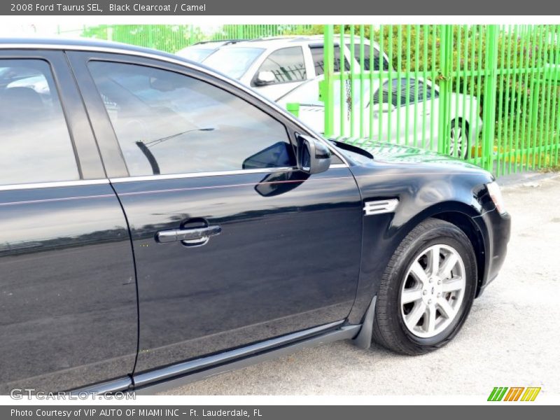 Black Clearcoat / Camel 2008 Ford Taurus SEL