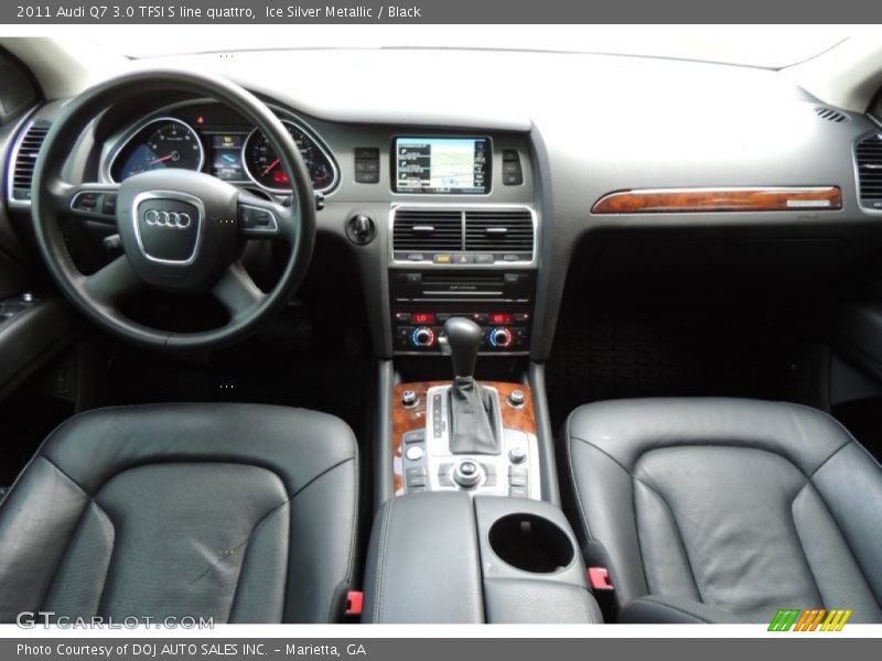 Ice Silver Metallic / Black 2011 Audi Q7 3.0 TFSI S line quattro