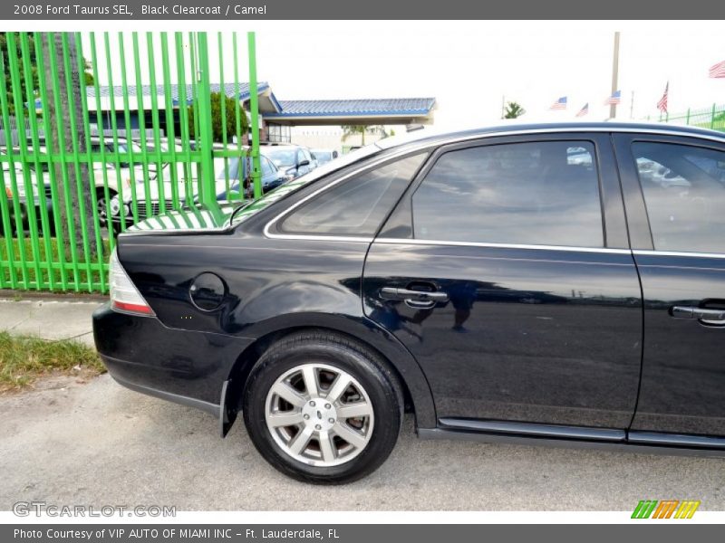 Black Clearcoat / Camel 2008 Ford Taurus SEL