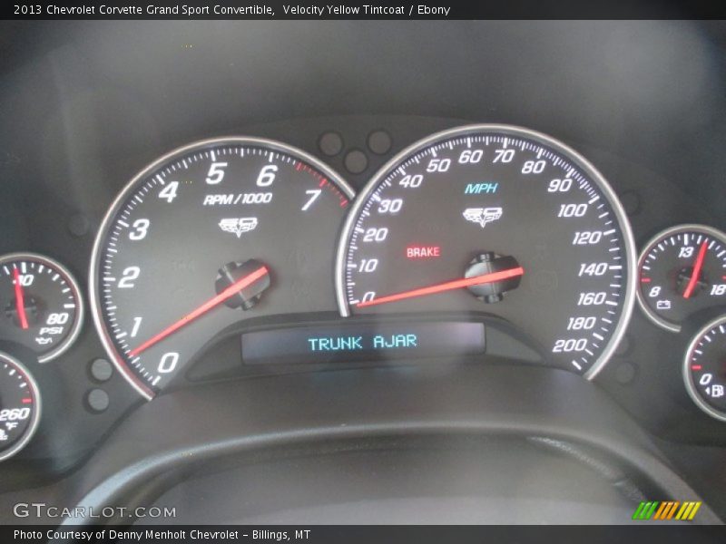  2013 Corvette Grand Sport Convertible Grand Sport Convertible Gauges