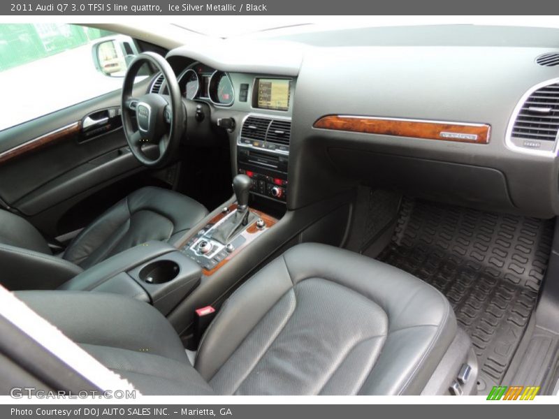 Ice Silver Metallic / Black 2011 Audi Q7 3.0 TFSI S line quattro