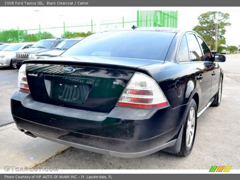 Black Clearcoat / Camel 2008 Ford Taurus SEL