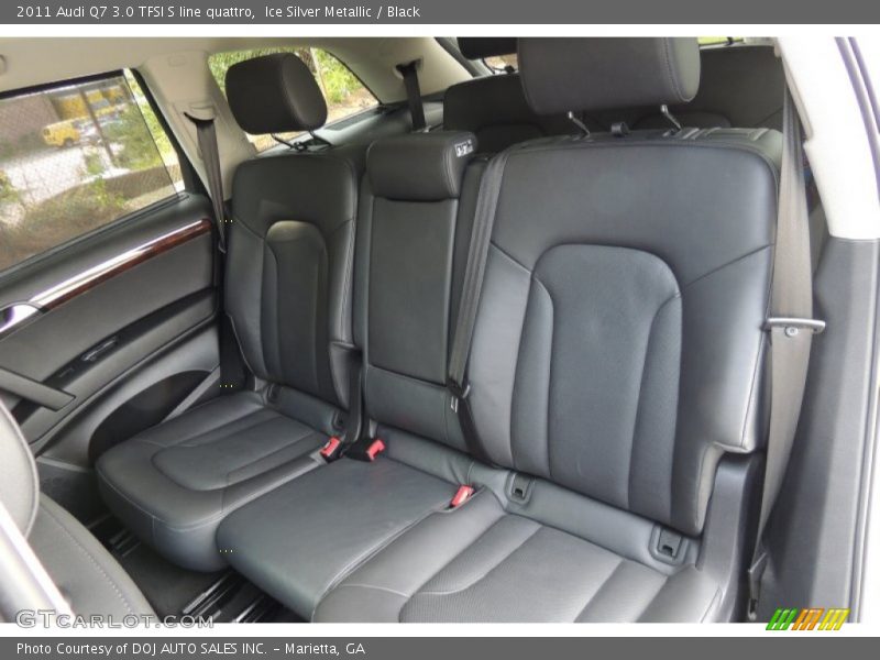 Ice Silver Metallic / Black 2011 Audi Q7 3.0 TFSI S line quattro