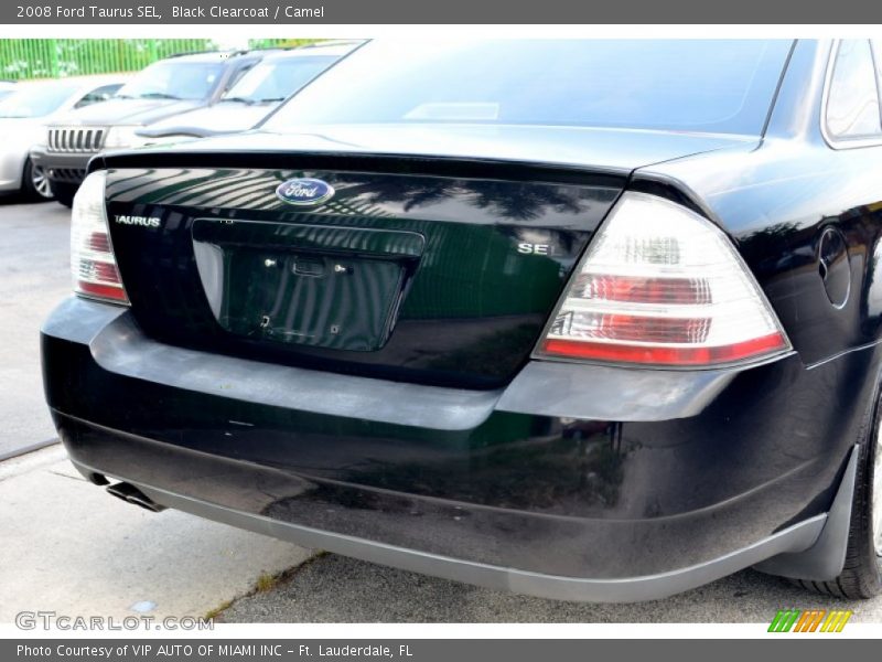 Black Clearcoat / Camel 2008 Ford Taurus SEL