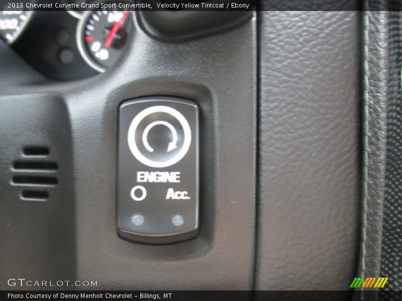 Velocity Yellow Tintcoat / Ebony 2013 Chevrolet Corvette Grand Sport Convertible