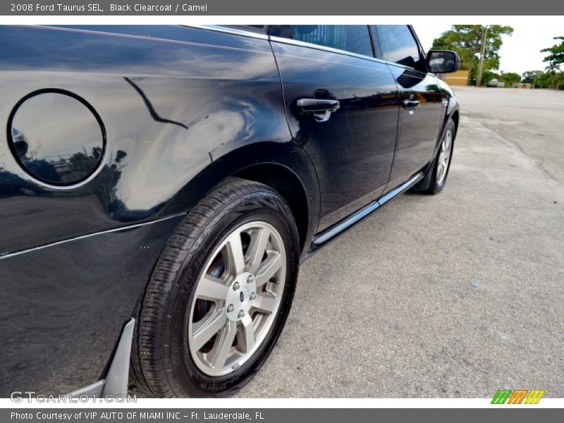 Black Clearcoat / Camel 2008 Ford Taurus SEL