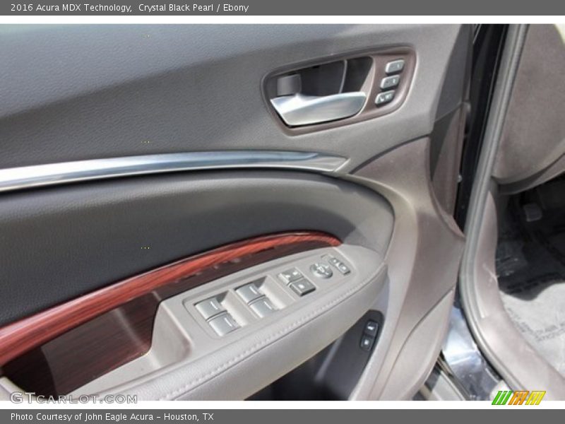 Crystal Black Pearl / Ebony 2016 Acura MDX Technology