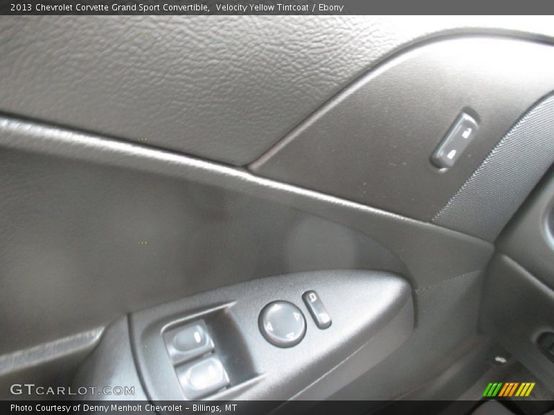 Velocity Yellow Tintcoat / Ebony 2013 Chevrolet Corvette Grand Sport Convertible