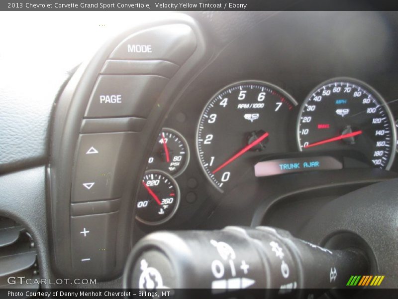 Velocity Yellow Tintcoat / Ebony 2013 Chevrolet Corvette Grand Sport Convertible