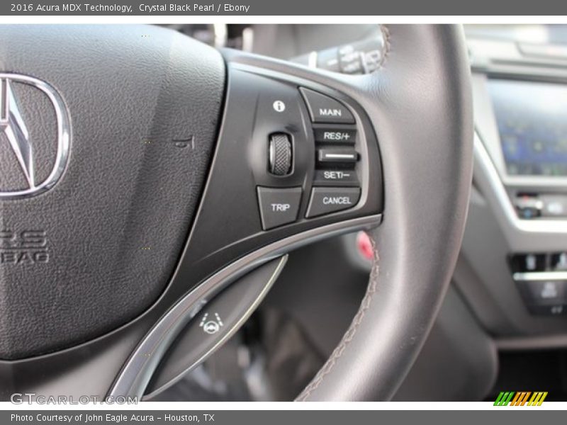 Crystal Black Pearl / Ebony 2016 Acura MDX Technology