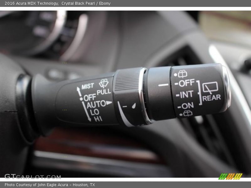 Crystal Black Pearl / Ebony 2016 Acura MDX Technology
