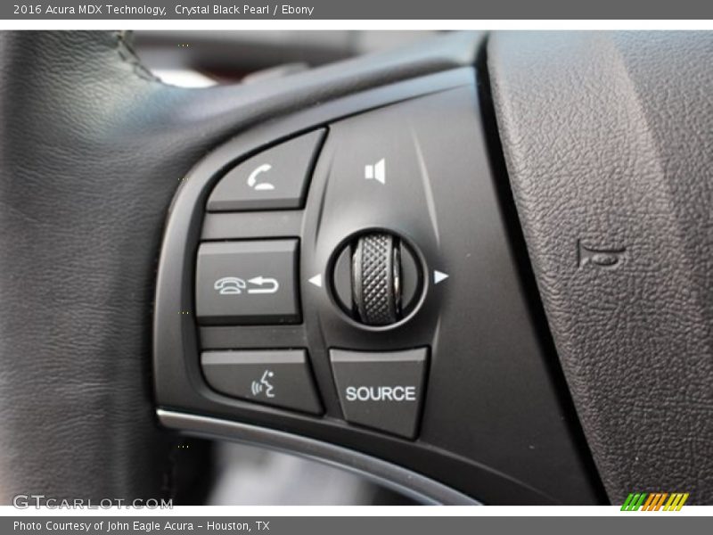 Crystal Black Pearl / Ebony 2016 Acura MDX Technology