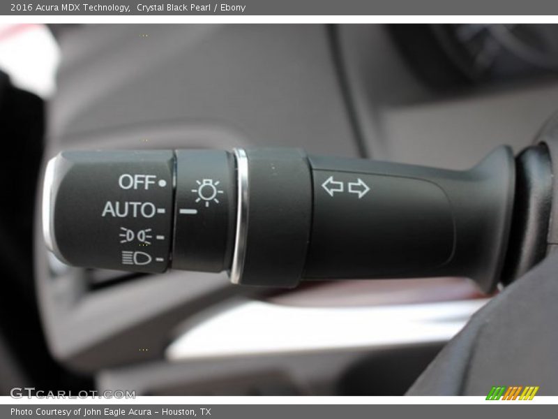 Crystal Black Pearl / Ebony 2016 Acura MDX Technology