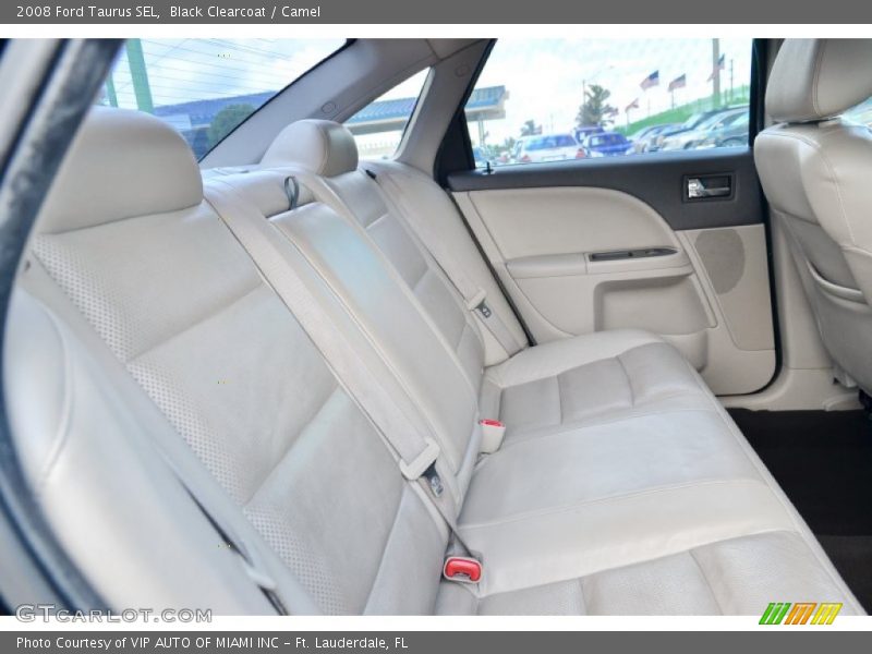 Black Clearcoat / Camel 2008 Ford Taurus SEL