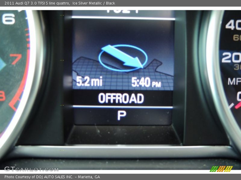 Ice Silver Metallic / Black 2011 Audi Q7 3.0 TFSI S line quattro