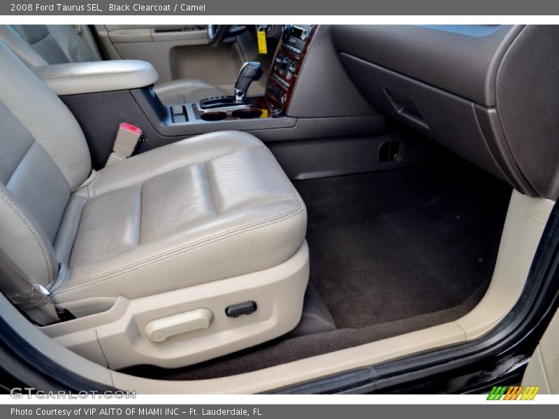 Black Clearcoat / Camel 2008 Ford Taurus SEL