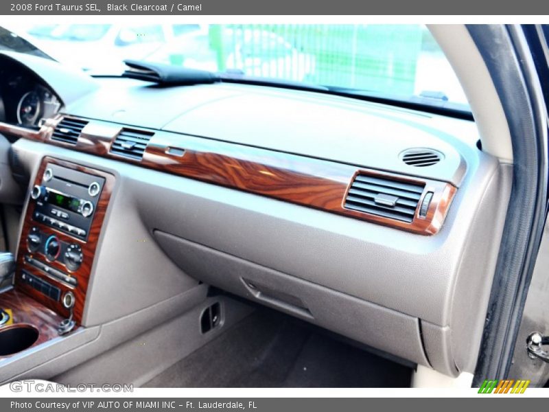 Black Clearcoat / Camel 2008 Ford Taurus SEL