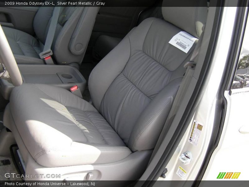 Silver Pearl Metallic / Gray 2009 Honda Odyssey EX-L