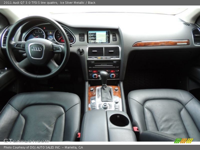 Ice Silver Metallic / Black 2011 Audi Q7 3.0 TFSI S line quattro