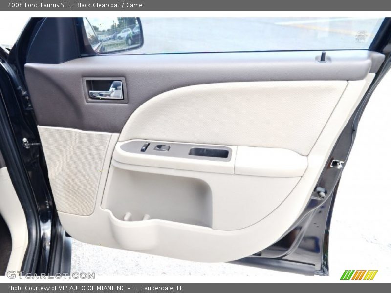 Black Clearcoat / Camel 2008 Ford Taurus SEL