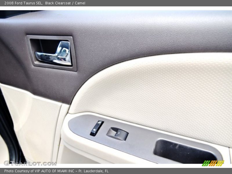 Black Clearcoat / Camel 2008 Ford Taurus SEL