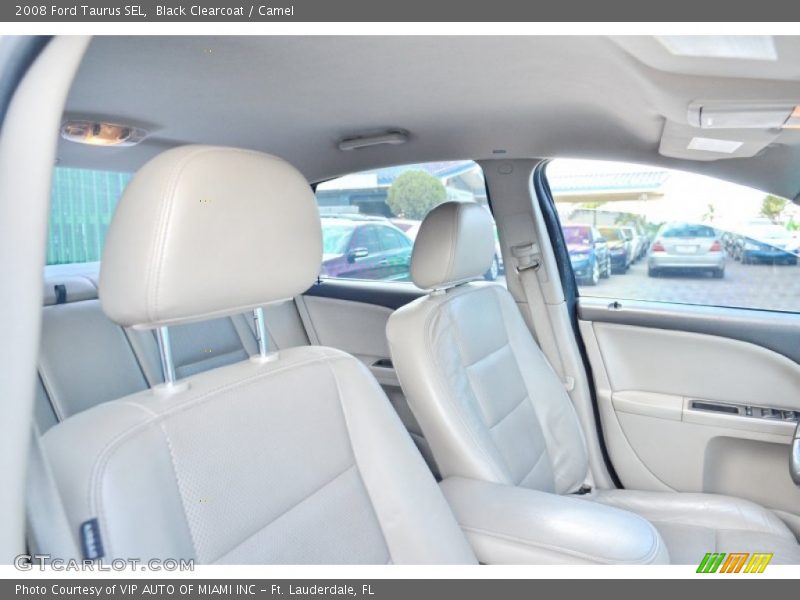 Black Clearcoat / Camel 2008 Ford Taurus SEL