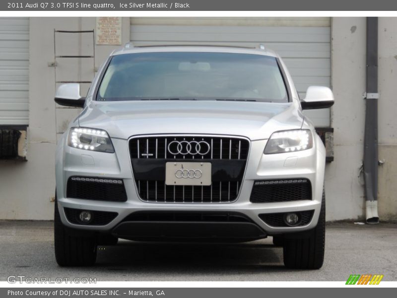 Ice Silver Metallic / Black 2011 Audi Q7 3.0 TFSI S line quattro