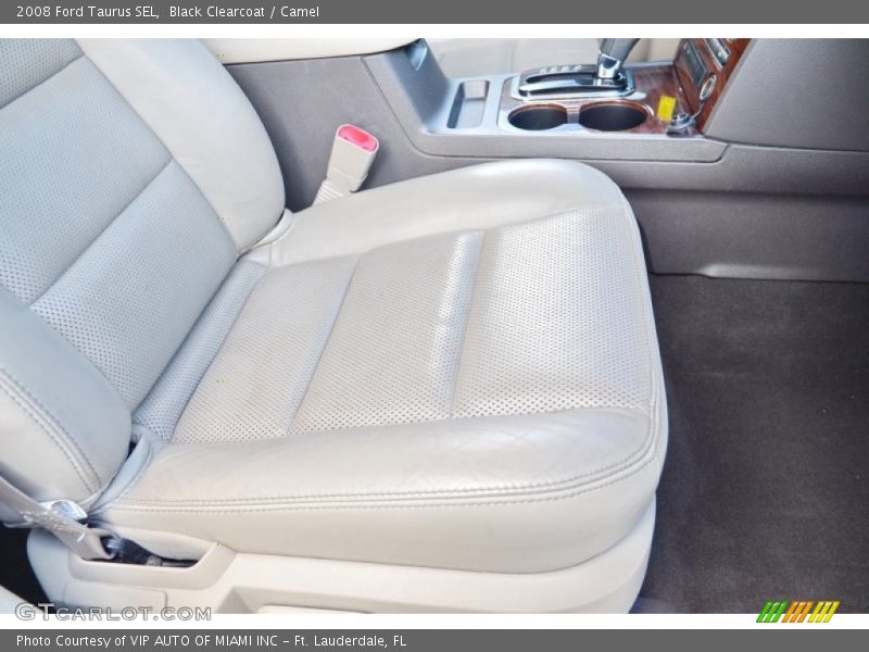 Black Clearcoat / Camel 2008 Ford Taurus SEL