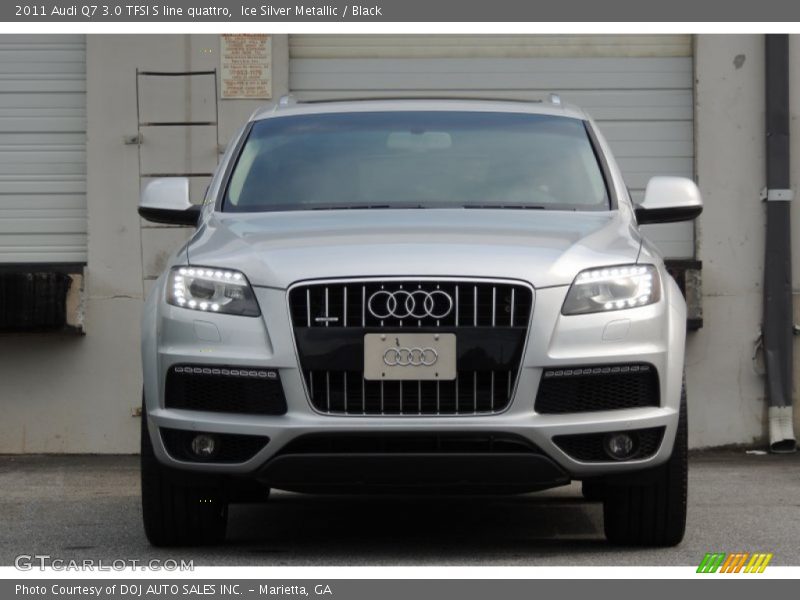 Ice Silver Metallic / Black 2011 Audi Q7 3.0 TFSI S line quattro