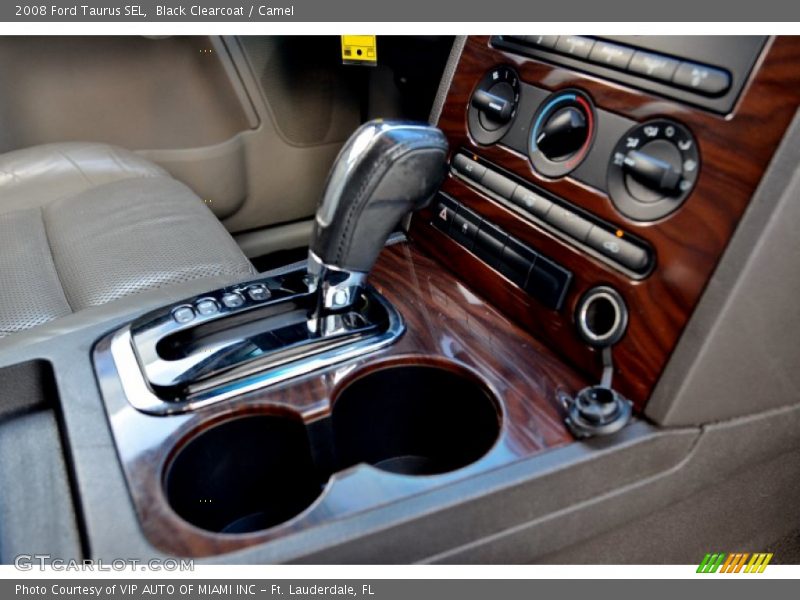 Black Clearcoat / Camel 2008 Ford Taurus SEL
