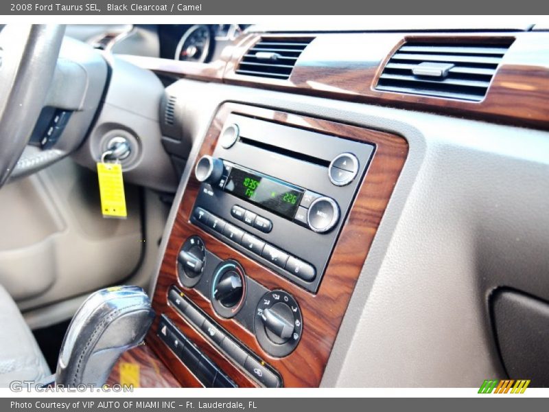 Black Clearcoat / Camel 2008 Ford Taurus SEL